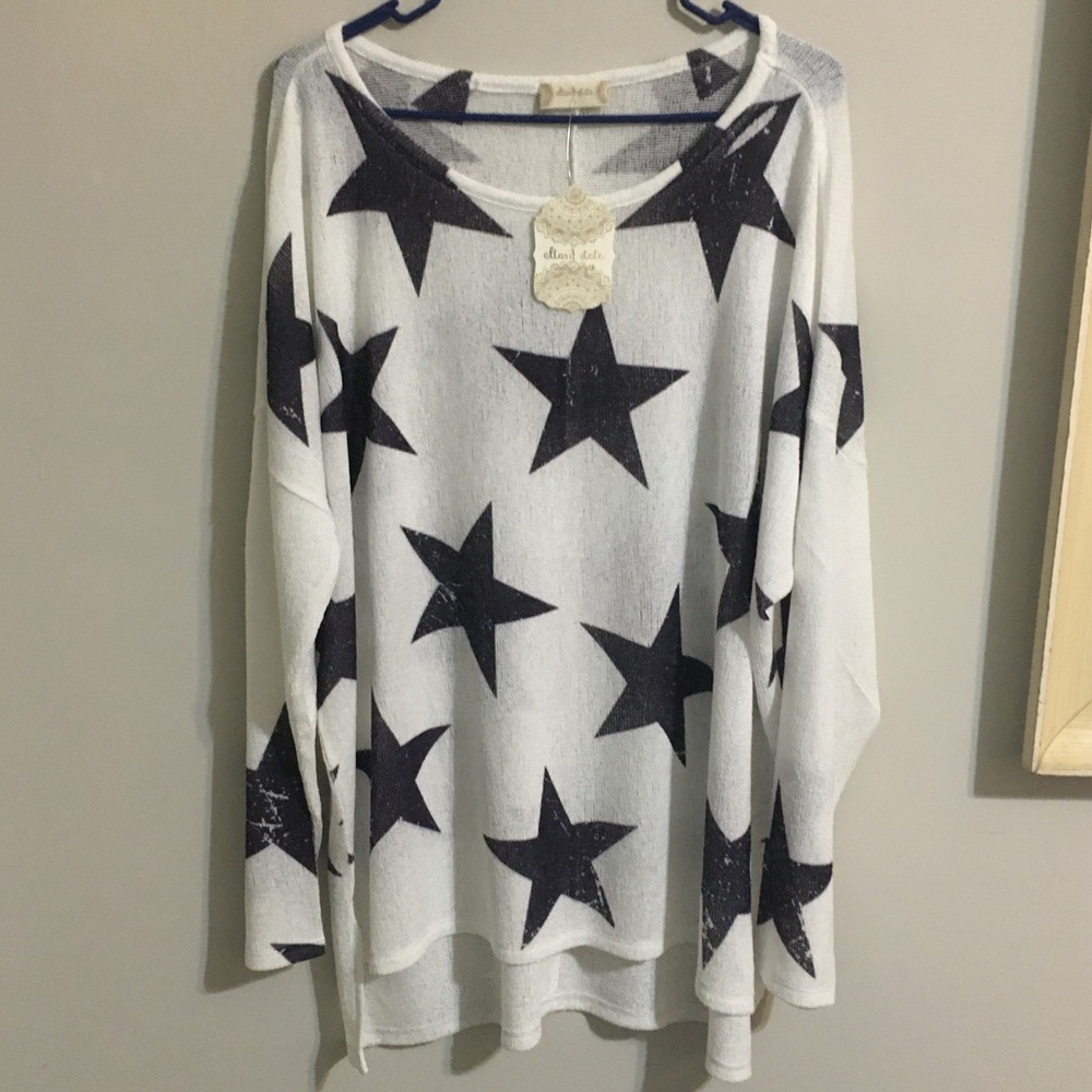 NEW Altard State oversized star sweater
